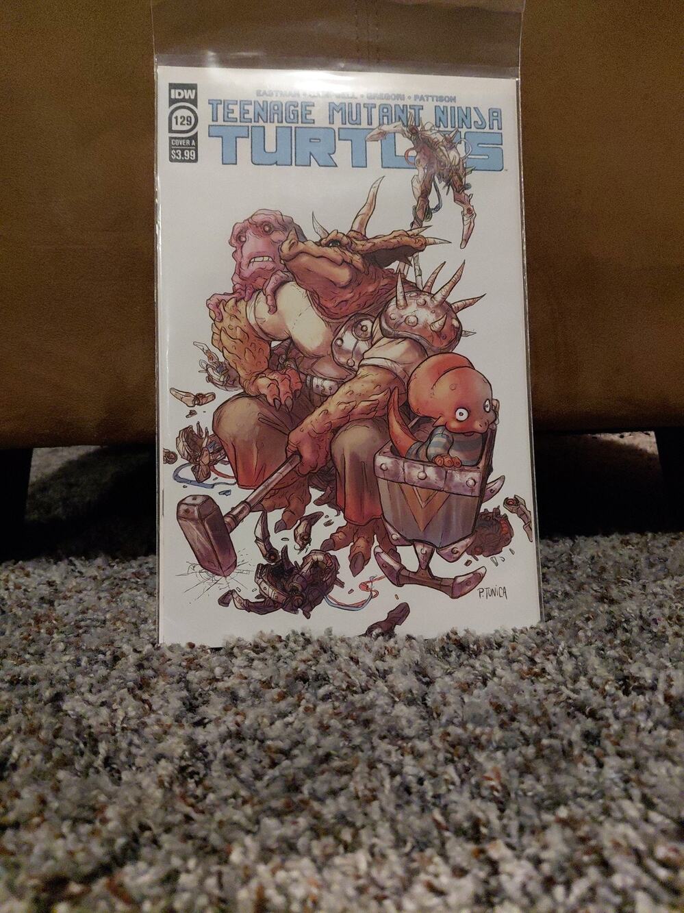 Teenage Mutant Ninja Turtles #129 Cover A-Pablo Tunica (IDW Publishing May 2022)